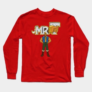 Mr. T Cartoon Long Sleeve T-Shirt